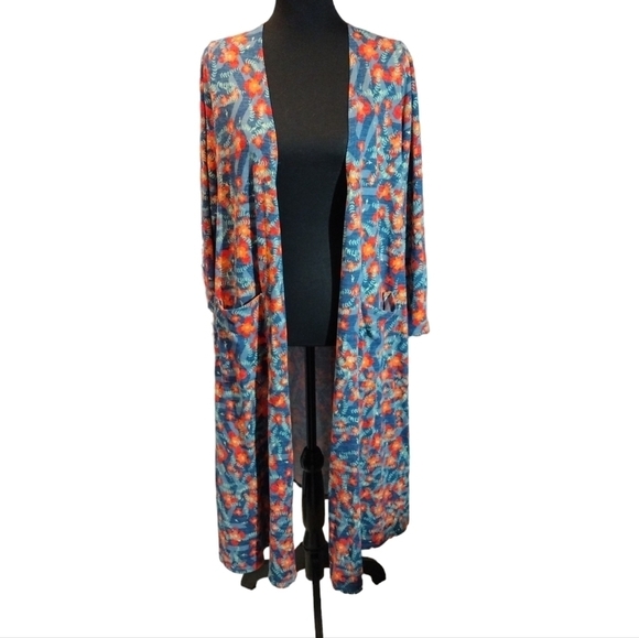 Lularoe Sarah Duster/ Cardigan - Picture 4 of 6